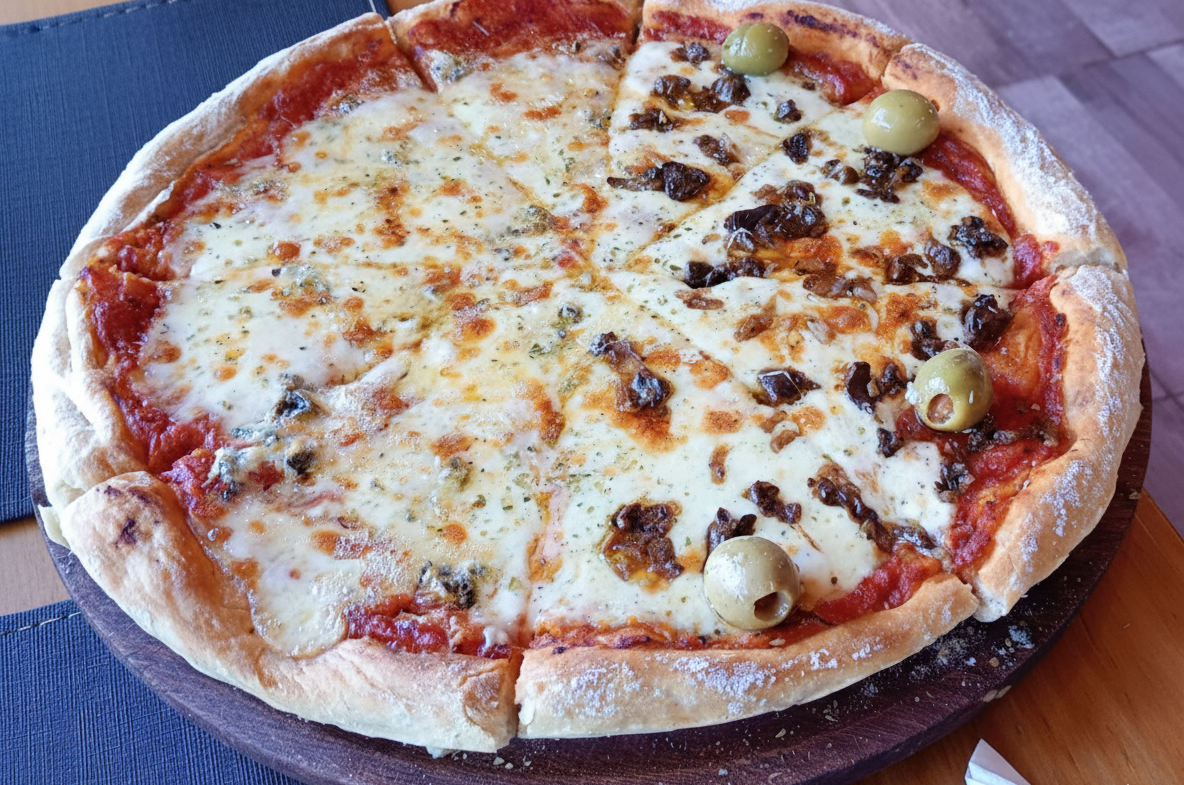 Pizza Artesanal de larga fermentación